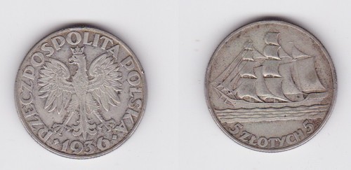 Silbermünze polen - silbermünze,