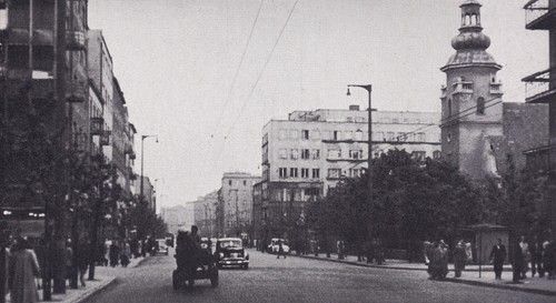 Straßenszene gdingen - straßenszene, in