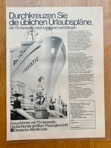 Mit der hanseatic nach - der,